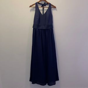 Navy Blue Bridesmaid Dress